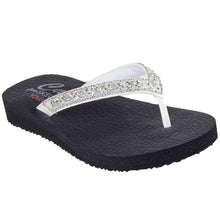 Load image into Gallery viewer, Ladies Skecher Flip-Flop Meditation- BUTTERFLY GARDEN